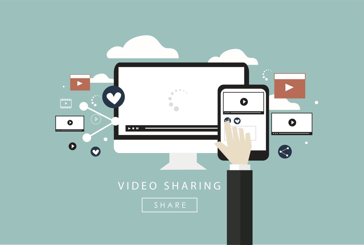 Video sharing. Flat sharing. Shared Flat.
