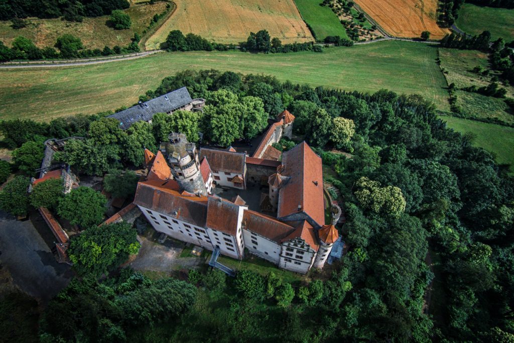 drone view of old farm | Crew Connection